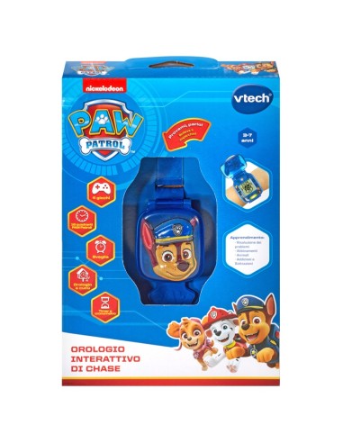 PAW PATROL 80-551607 OROLOGIO DI CHASE INTERATTIVO su Shop in Casa