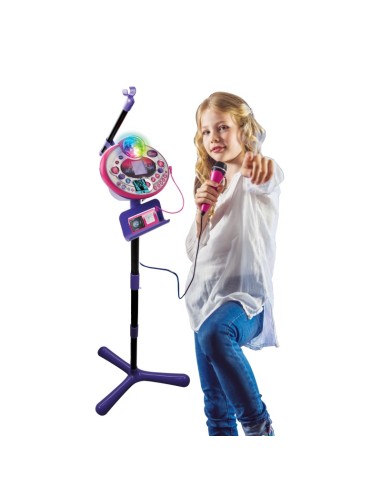 Karaoke Kidi Superstar Lightshow - Karaoke per Bambini con Disco Ball e Tecnologia Magic Voice