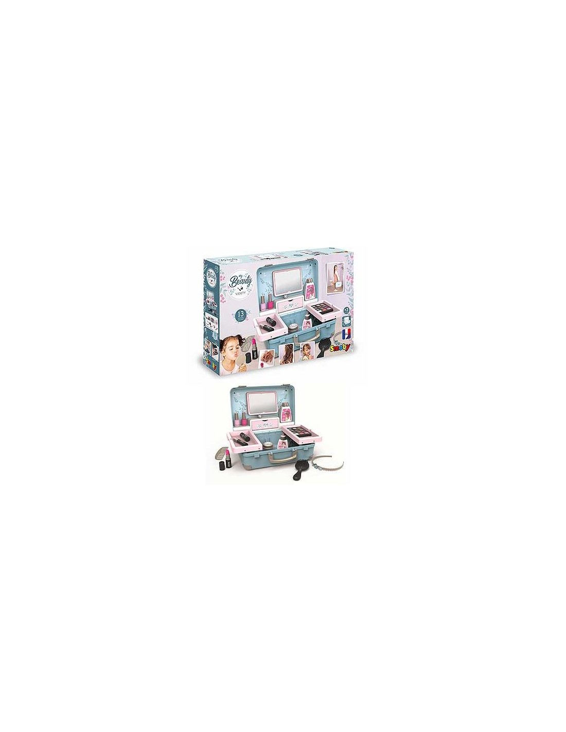 GIOCHI GIRL: vendita online BEAUTY VANITY CON 13 ACCESSORI 320148 in offerta