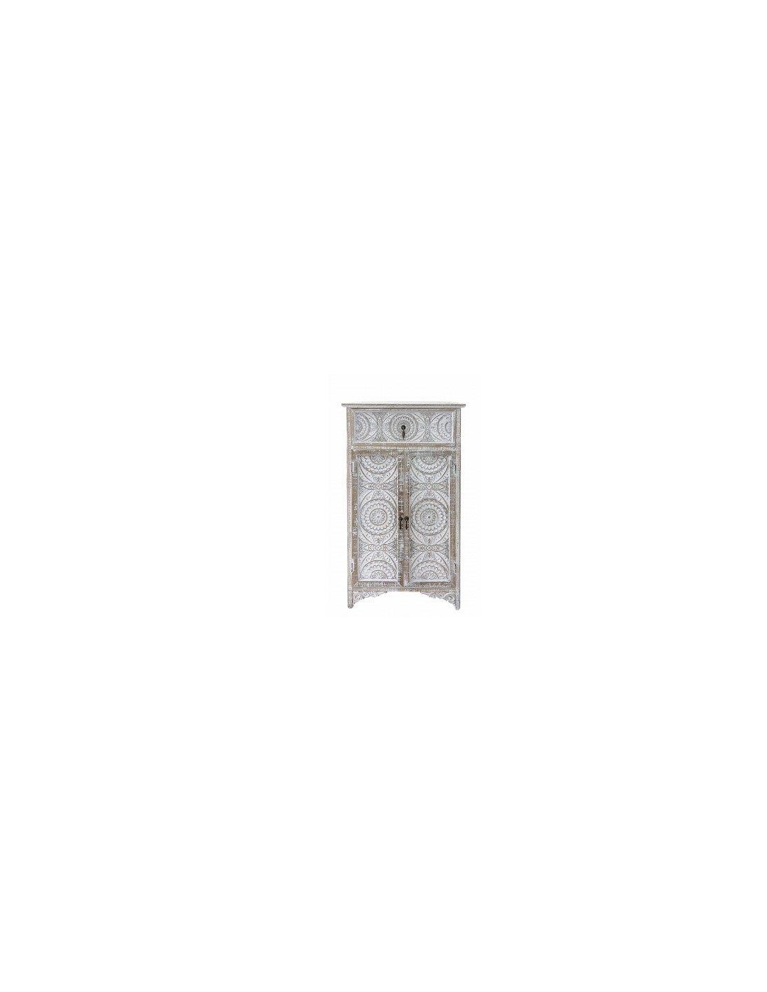 MOBILE 101067 LEGNO 2ANTE+1CASSETTO 65X32X111CM su Shop in Casa