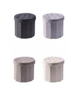 POUF 102120 TESSUTO 38X36CM COLORI ASSORTITI su Shop in Casa
