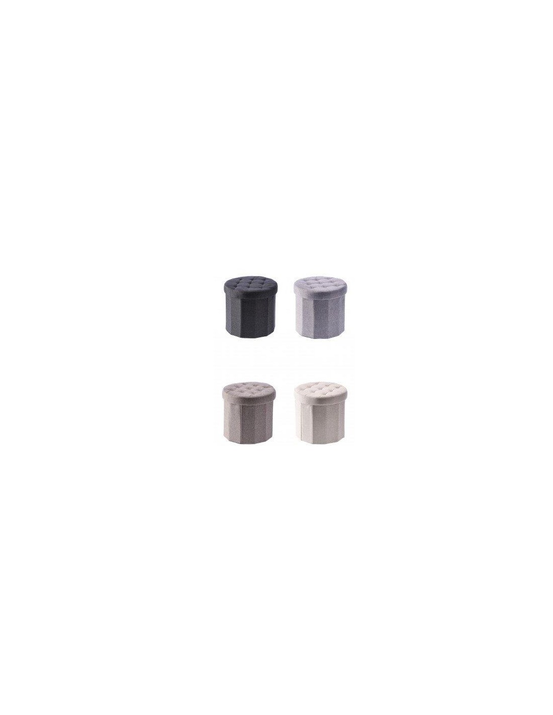 POUF 102120 TESSUTO 38X36CM COLORI ASSORTITI su Shop in Casa