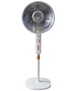 STUFE ELETTRICHE: vendita online Stufa elettrica SA9680 carbon crystal altezza 124CM oscillante in offerta