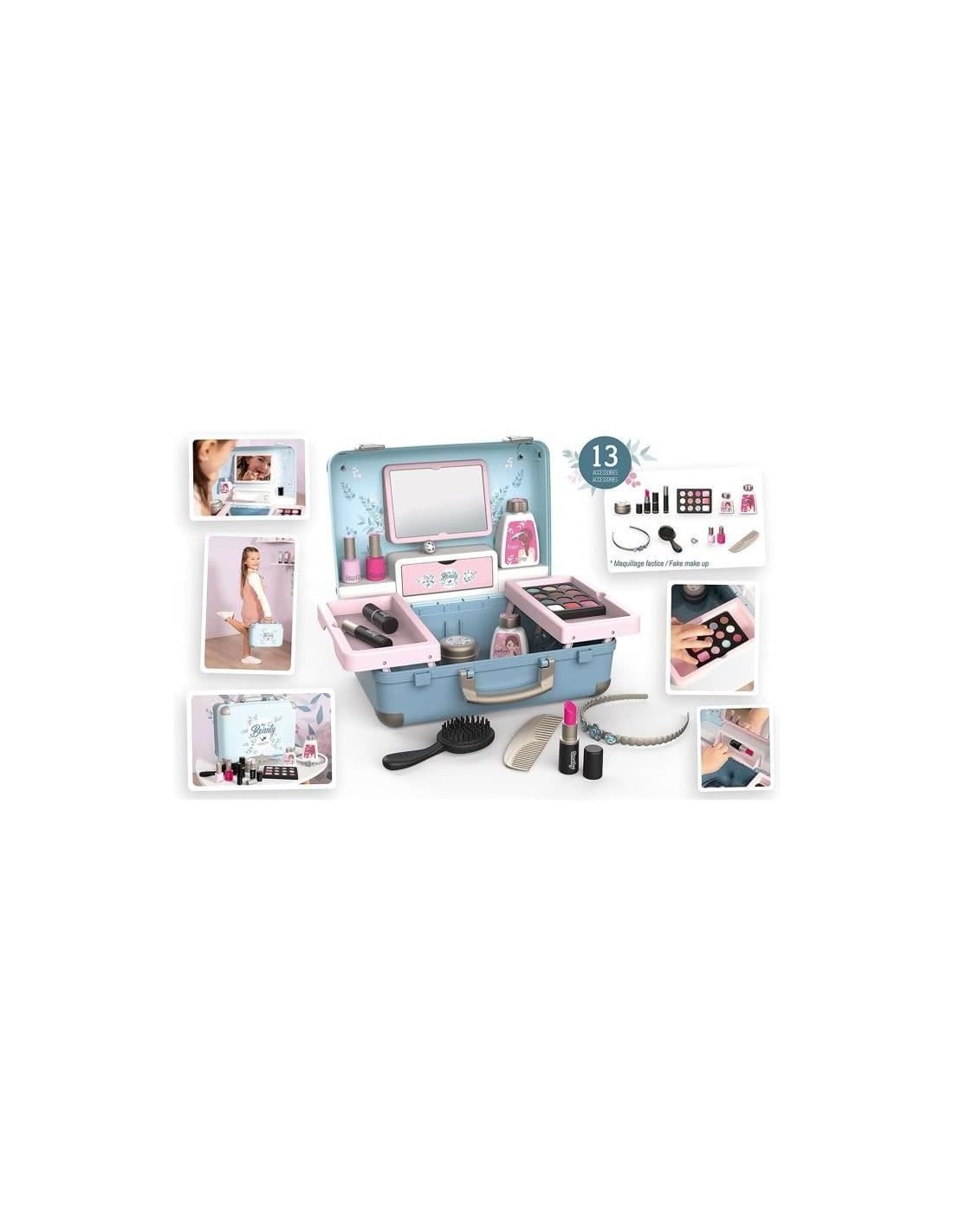 GIOCHI GIRL: vendita online BEAUTY VANITY CON 13 ACCESSORI 320148 in offerta
