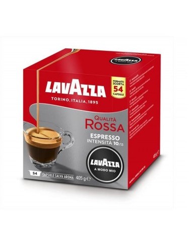 CAPSULE CAFFE'54PZ QUALITA'ROSSA A MODO MIO LAVAZZA