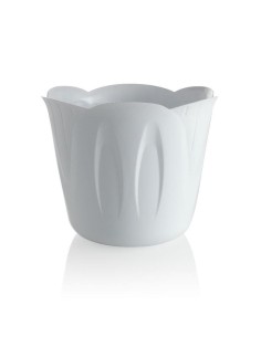 VASI E SOTTO VASI: vendita online PORTAVASO MIMOSA D 15 CM BIANCO in offerta 2