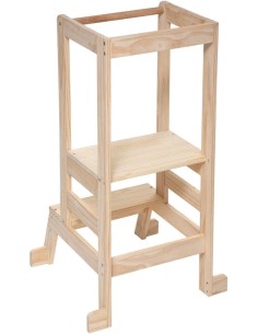 INFANZIA: vendita online Torre di apprendimento montessoriana in legno 51x51x90cm 174249 in offerta 2