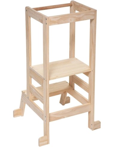 INFANZIA: vendita online Torre di apprendimento montessoriana in legno 51x51x90cm 174249 in offerta