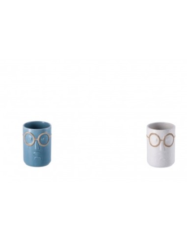 PORTASPAZZOLINI 100998 CERAMICA ASSORTITO D8H11CM su Shop in Casa