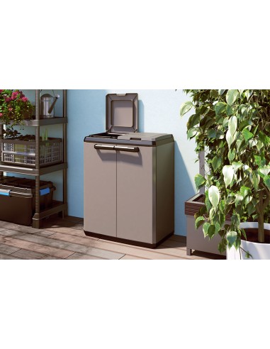 ARMADIETTI: vendita online ARMADIO SPLIT BASIC PER RACCOLTA DIFFERENZIATA 68X85X39CM in offerta