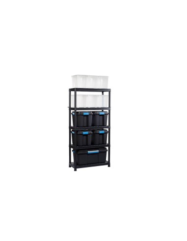 MENSOLE E SCAFFALI: vendita online SCAFFALE A 5 RIPIANI REGOLABLI H.187 CM in offerta