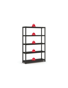 MENSOLE E SCAFFALI: vendita online SCAFFALE A 5 RIPIANI REGOLABLI H.187 CM in offerta