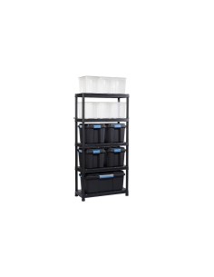 MENSOLE E SCAFFALI: vendita online SCAFFALE SHELF PLUS 5 RIPIANI 9980 90/40/5 in offerta