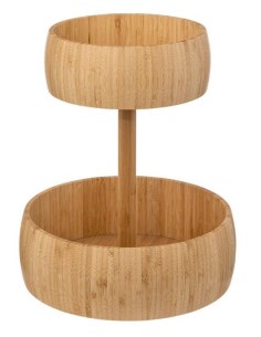 CESTINO 189706 PORTAFRUTTA 2 PIANI BAMBOO su Shop in Casa