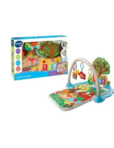Baby Il Giardino Incantato - Palestrina Interattiva con Pianoforte, Luci e 3 Posizioni di Gioco