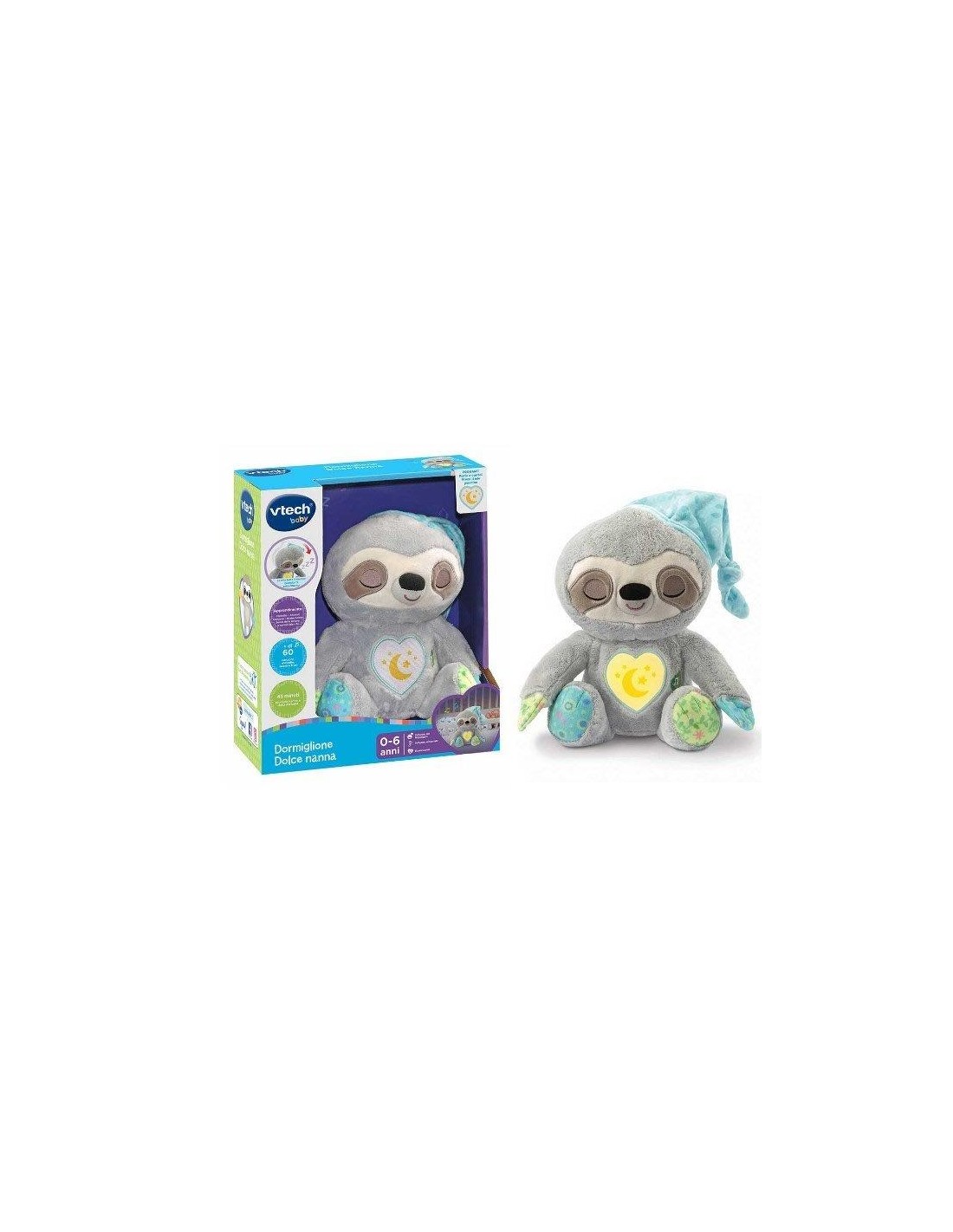 VTech Dormiglione Dolce Nanna - Peluche Interattivo con Ninne Nanne | shopincasa.it