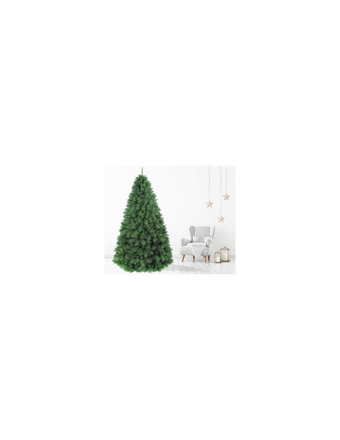 ALBERI DI NATALE: vendita online Albero di Natale "green peak pine" altezza 210cm diametro 148 cm con 1323 rami in offerta