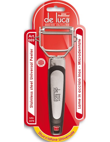 UTENSILI CUCINA: vendita online SBUCCIATORE UNIVERSALE CON LAME MICRODENTATE DE LUCA in offerta