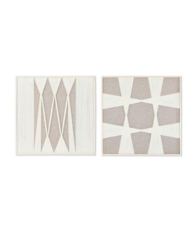 QUADRO CU209542 COTONE/MDF 80X80CM ASSORTITO