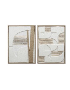 QUADRO CU209592 CARTAPESTA 50X70CM ASSORTITO su Shop in Casa