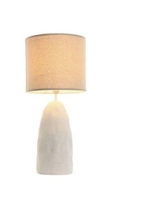 LAMPADA TAVOLO LA209373 DOLOMITE/LINO 30X30X66CM BIANCO su Shop in ...
