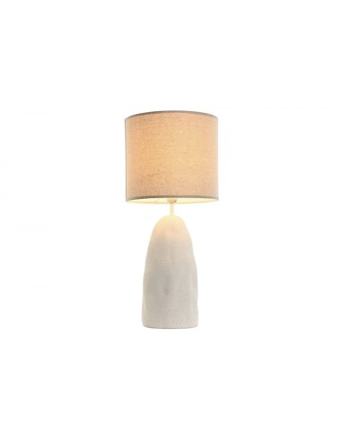 LAMPADA TAVOLO LA209373 DOLOMITE/LINO 30X30X66CM BIANCO su Shop in ...