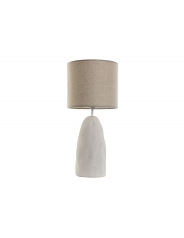 LAMPADA TAVOLO LA209373 DOLOMITE/LINO 30X30X66CM BIANCO su Shop in ...
