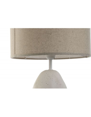 LAMPADA TAVOLO LA209373 DOLOMITE/LINO 30X30X66CM BIANCO su Shop in ...