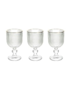 Tognana Eclipse Set 3 Calici in Vetro Trasparente 260 cc | shopincasa.it