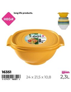 CIOTOLA 16351 TONDA 2,3LT CON COPERCHIO FOOD GO su Shop in Casa