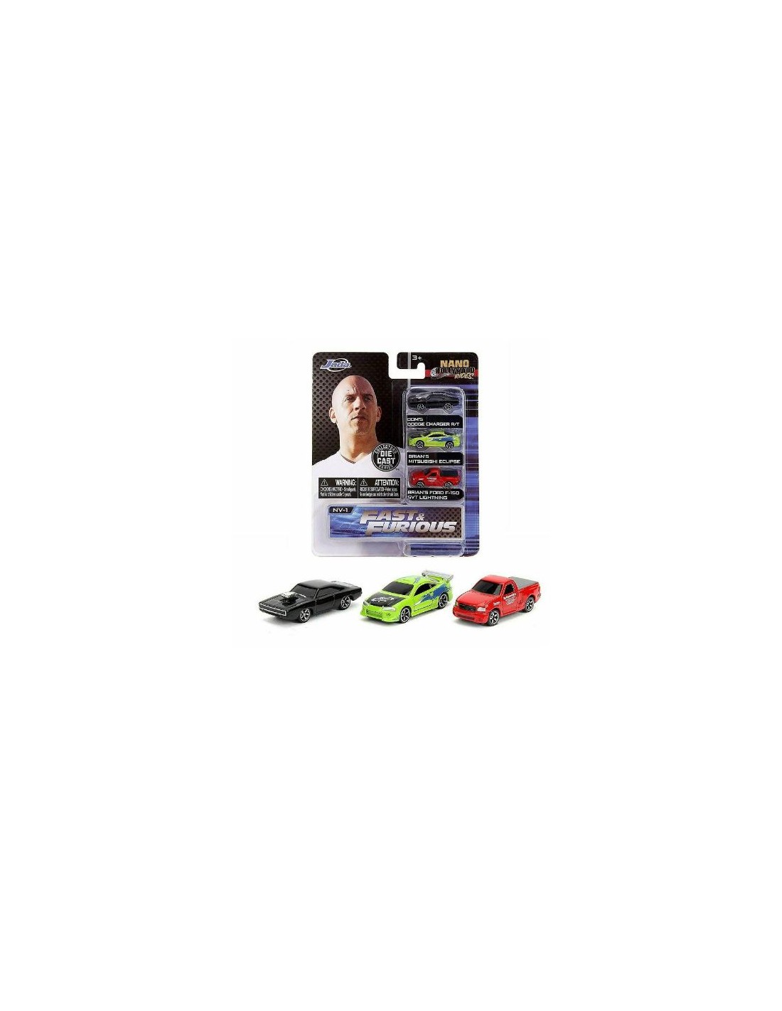 FAST FURIOUS 253201000 SET 3 AUTO su Shop in Casa