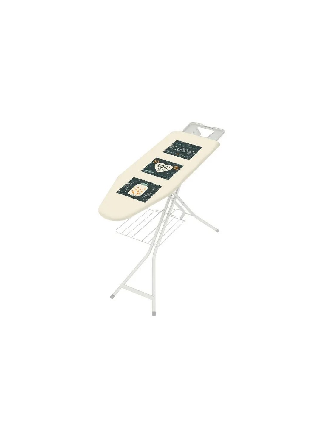 ASSE STIRO: vendita online Colombo asse da stiro Pratica, 120x40 cm, cotone biologico, poggiaferro rinforzato, regolabile in ...