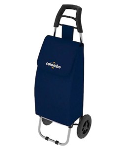 CARRELLI SPESA: vendita online Colombo ROLLY carrello porta spesa, acciaio, blu, sacca impermeabile, 40 litri, 25 kg in offerta