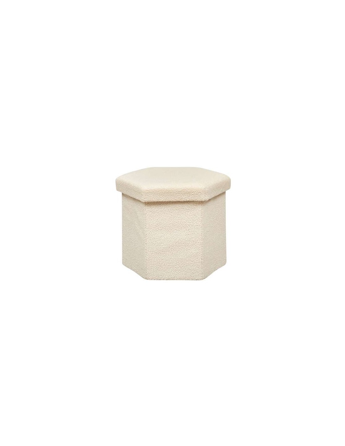 POUF 197356A JAIKO BIANCO AVORIO 46X40X38CM su Shop in Casa