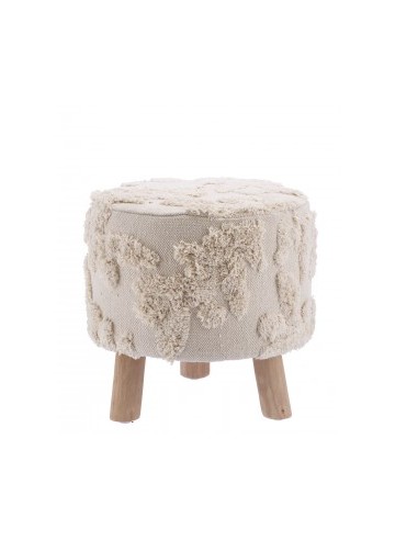 SGABELLO 89892 ELIOT TESSUTO/LEGNO 40X40CM su Shop in Casa