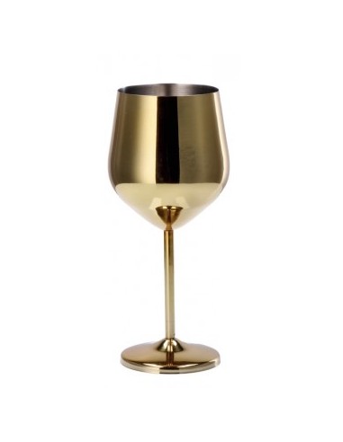 CALICE VINO 89817 ACCIAIO 45CL DORATO su Shop in Casa