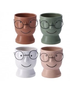 VASO 100921 PETE CERAMICA 17X20CM COLORI ASSORTITI su Shop in Casa