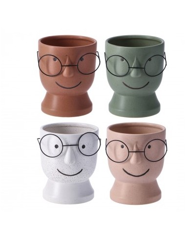 VASO 100921 PETE CERAMICA 17X20CM COLORI ASSORTITI su Shop in Casa