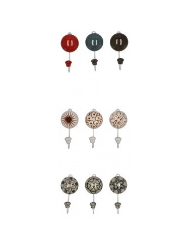 APPENDINO 89824 GANCIO CERAMICA 6X12CM ASSORTITO su Shop in Casa