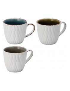 TAZZA MUG 75591 CERAMICA 10X9CM COLORI ASSORTITI su Shop in Casa