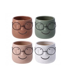 VASO 100916 PETE CERAMICA 15X13CM COLORI ASSORTITI su Shop in Casa