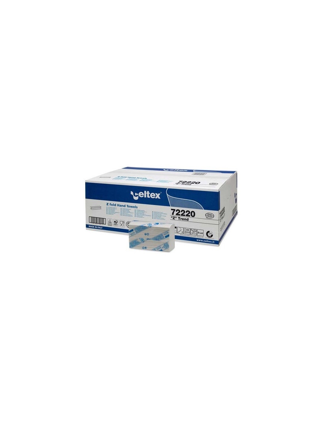 CONF 25 Z-TREND 150 SALVIETTE CELLULOSA 2 VELI su Shop in Casa