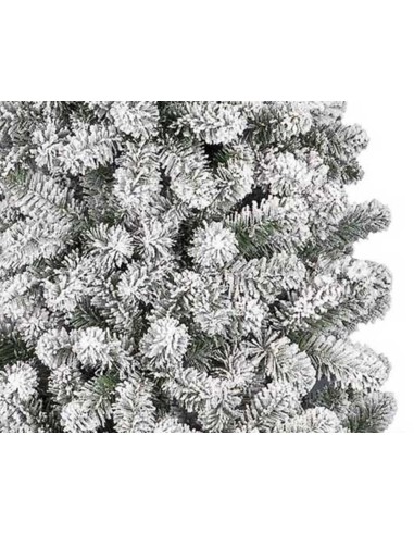 ALBERI E BASI DI NATALE: vendita online Albero di Natale "Kenya" altezza 150cm diametro 69 cm floccato con 338 rami in Metall...