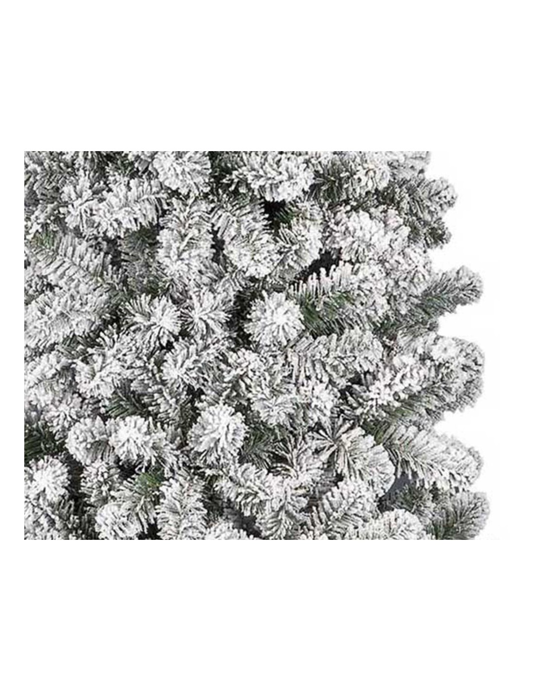 ALBERI E BASI DI NATALE: vendita online Albero di Natale "Kenya" altezza 150cm diametro 69 cm floccato con 338 rami in Metall...