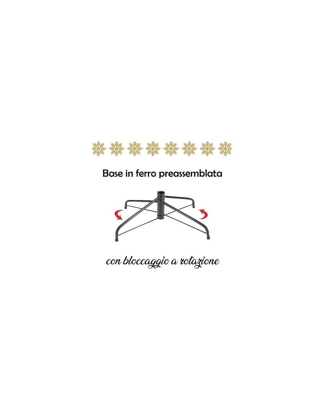 ALBERI DI NATALE: vendita online Albero di Natale "galaxy" altezza 240cm diametro 121cm floccato con glitter in offerta