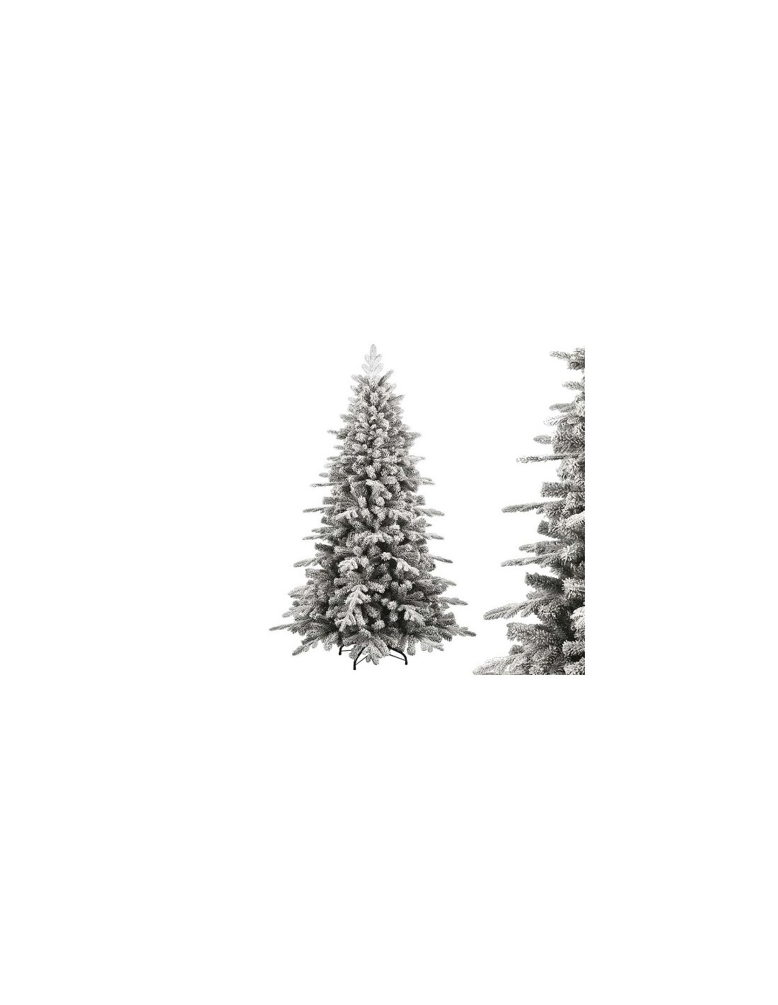 ALBERI DI NATALE: vendita online Albero di Natale "galaxy" altezza 240cm diametro 121cm floccato con glitter in offerta