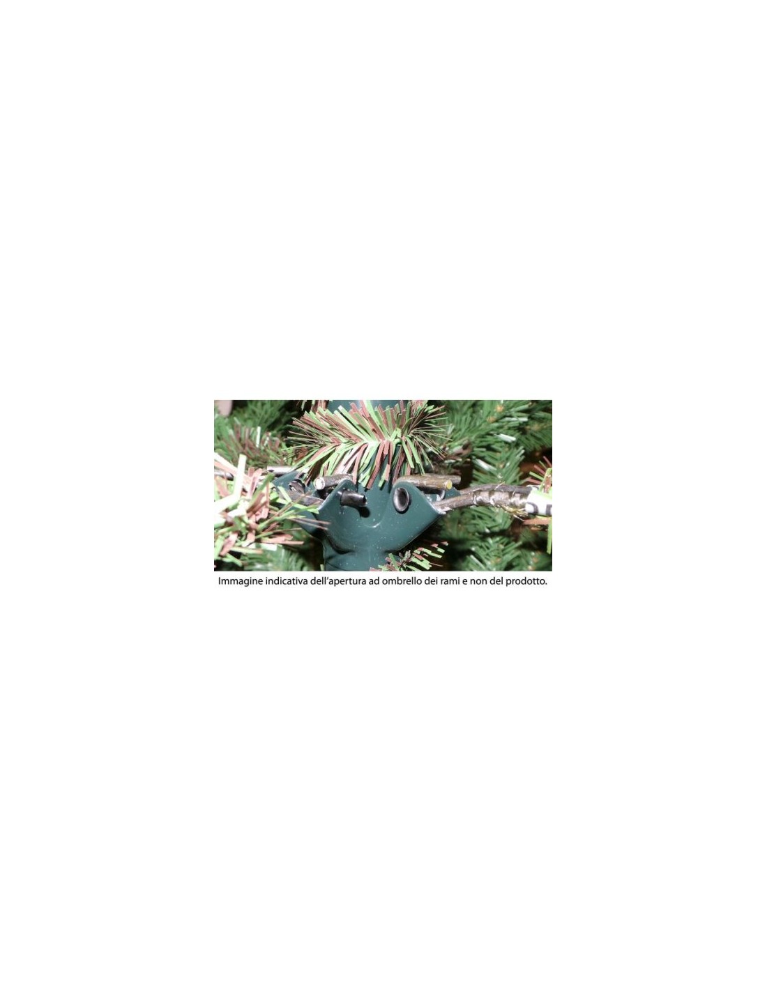 ALBERI DI NATALE: vendita online Albero di Natale "elegant" altezza 270cm floccato con rami 1752 in PE + PVC in offerta