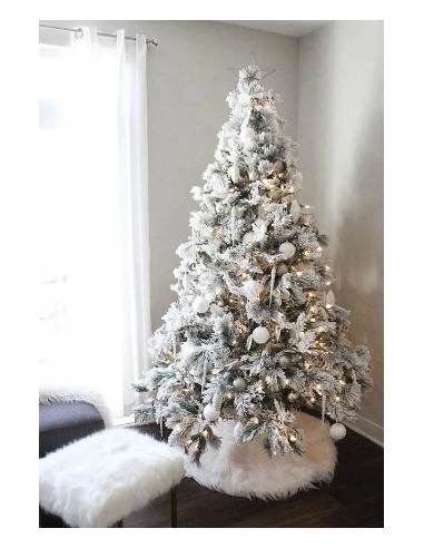 ALBERI DI NATALE: vendita online Albero di Natale "des alpes" altezza 240cm diametro 127cm con 740 rami floccato in offerta