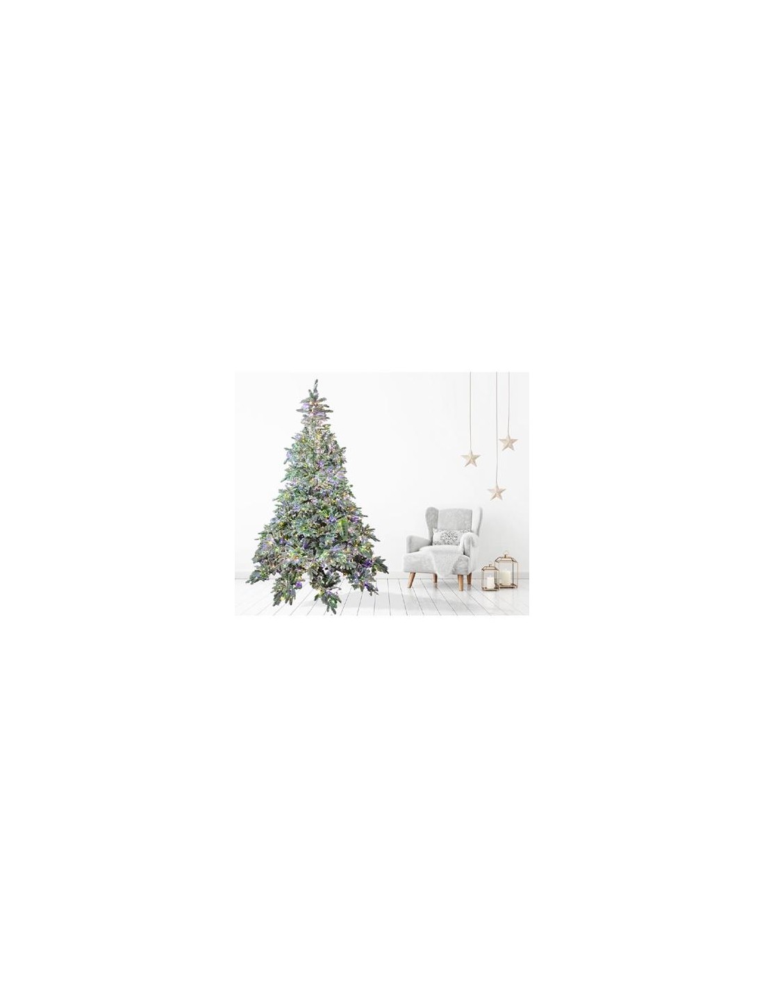 ALBERI DI NATALE: vendita online Albero di Natale "green peak" altezza 210cm diametro 117cm con 819 rami slim in offerta