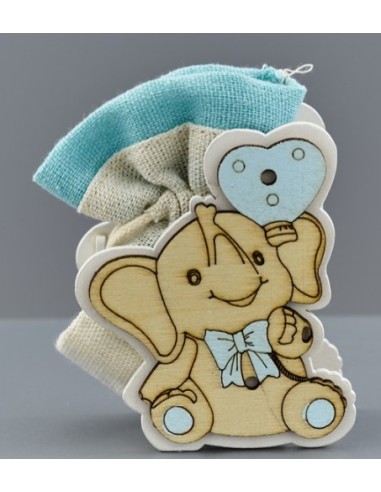 1067374 CONT.ELEFANTE LEGNO CELESTE